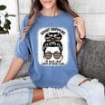 Book Lover What Happens At Book Club Stays Messy Bun Girls Women's Comfort Colors T-Shirt Chalky Mint Book Lover What Happens At Book Club Stays Messy Bun Girls Women's Comfort Colors T-Shirt Chalky Mint