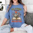 Book Lover Reading Bookish Floral Reading Powers Imagination Women's Comfort Colors T-Shirt Chalky Mint Book Lover Reading Bookish Floral Reading Powers Imagination Women's Comfort Colors T-Shirt Chalky Mint