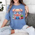 Book Lover Reading Pig Women's Comfort Colors T-Shirt Chalky Mint Book Lover Reading Pig Women's Comfort Colors T-Shirt Chalky Mint