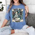 Book Lover Skeleton Reading Love Books Not People Women's Comfort Colors T-Shirt Chalky Mint Book Lover Skeleton Reading Love Books Not People Women's Comfort Colors T-Shirt Chalky Mint