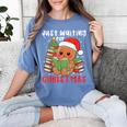 Book Reading Just Waiting For Christmas Gingerbread Women's Comfort Colors T-Shirt Chalky Mint Book Reading Just Waiting For Christmas Gingerbread Women's Comfort Colors T-Shirt Chalky Mint