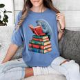 Book Reading Book Reader Manatees Sea Animal Sea Cow Manatee Women's Comfort Colors T-Shirt Chalky Mint