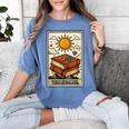 Book Reading Tarot Card The Reader Women's Comfort Colors T-Shirt Chalky Mint Book Reading Tarot Card The Reader Women's Comfort Colors T-Shirt Chalky Mint