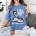 I Like My Book Spicy Read Reading Librarian Men Women Kids Women's Comfort Colors T-Shirt Chalky Mint I Like My Book Spicy Read Reading Librarian Men Women Kids Women's Comfort Colors T-Shirt Chalky Mint