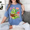Book Worm Costume World Book Day Cute Kawaii Worm Reading Women's Comfort Colors T-Shirt Chalky Mint