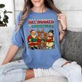 All Booked For Christmas Book Lover Women's Comfort Colors T-Shirt Chalky Mint