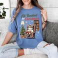 All Booked For Christmas Cute Bookish Cat Lover Women's Comfort Colors T-Shirt Chalky Mint All Booked For Christmas Cute Bookish Cat Lover Women's Comfort Colors T-Shirt Chalky Mint
