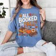 All Booked For Fall Pumpkin Books Thanksgiving Autumn Leaves Women's Comfort Colors T-Shirt Chalky Mint All Booked For Fall Pumpkin Books Thanksgiving Autumn Leaves Women's Comfort Colors T-Shirt Chalky Mint
