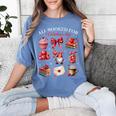 All Booked For Valentine Coquette Bow Girl Women Teacher Women's Comfort Colors T-Shirt Chalky Mint