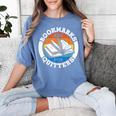 Bookmarks Are For Quitters Reader Read Book Reading Women's Comfort Colors T-Shirt Chalky Mint