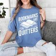 Bookmarks Quote Library Book Reader Women's Comfort Colors T-Shirt Chalky Mint