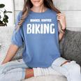 Books Coffee Biking Women's Comfort Colors T-Shirt Chalky Mint