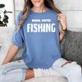 Books Coffee Fishing Women's Comfort Colors T-Shirt Chalky Mint