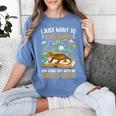 Books And Crested Gecko Owner Crestie Lover Women's Comfort Colors T-Shirt Chalky Mint