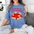 Books Are My Love Language Valentines Day For Books Lover Women's Comfort Colors T-Shirt Chalky Mint Books Are My Love Language Valentines Day For Books Lover Women's Comfort Colors T-Shirt Chalky Mint