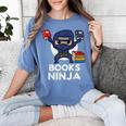 Books Ninja Read Reading Librarian Book Toddler Boys Kids Women's Comfort Colors T-Shirt Chalky Mint Books Ninja Read Reading Librarian Book Toddler Boys Kids Women's Comfort Colors T-Shirt Chalky Mint