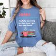 Books Saying JOMO Joy Of Missing Out For Bookworms Women's Comfort Colors T-Shirt Chalky Mint