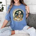 I Like My Books Spicy & My Coffee Icy Skeleton Read Book Women's Comfort Colors T-Shirt Chalky Mint I Like My Books Spicy & My Coffee Icy Skeleton Read Book Women's Comfort Colors T-Shirt Chalky Mint