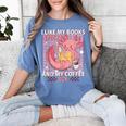 I Like My Books Spicy And My Coffee Icy Librarian Women's Comfort Colors T-Shirt Chalky Mint I Like My Books Spicy And My Coffee Icy Librarian Women's Comfort Colors T-Shirt Chalky Mint