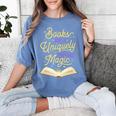 Books Are A Uniquely Portable Magic Reading Bookworm Women's Comfort Colors T-Shirt Chalky Mint Books Are A Uniquely Portable Magic Reading Bookworm Women's Comfort Colors T-Shirt Chalky Mint
