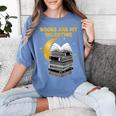 Books Are My Valentine Cute Book Lover Valentine's Day Women's Comfort Colors T-Shirt Chalky Mint