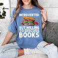 Bookworm Art For Men Women Book Reading Lover Bookish Women's Comfort Colors T-Shirt Chalky Mint