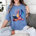 Bookworm Book Lover Women Girls Dragon Reading Women's Comfort Colors T-Shirt Chalky Mint Bookworm Book Lover Women Girls Dragon Reading Women's Comfort Colors T-Shirt Chalky Mint