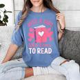 Bookworm Just A Girl Who Loves To Read Women's Comfort Colors T-Shirt Chalky Mint