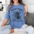 Bookworm Smutt Probably Reading Something Smutty Reader Women's Comfort Colors T-Shirt Chalky Mint