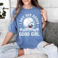 I Buy Her Books And Call Her A Good Girl Reading Book Lover Women's Comfort Colors T-Shirt Chalky Mint