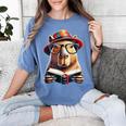 Capybara Bookworm Rodent Reading a Book Women's Comfort Colors T-Shirt Chalky Mint