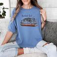 Cat Life Books And Cats Cat Lover Cat Mom Book Lovers Women's Comfort Colors T-Shirt Chalky Mint