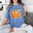 Cats Books And Coffee Heart Cozy Cat Lover Bookworm Readers Women's Comfort Colors T-Shirt Chalky Mint Cats Books And Coffee Heart Cozy Cat Lover Bookworm Readers Women's Comfort Colors T-Shirt Chalky Mint