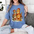 Cats Reading Books Christmas Tree Women's Comfort Colors T-Shirt Chalky Mint Cats Reading Books Christmas Tree Women's Comfort Colors T-Shirt Chalky Mint