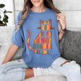 Cats Reading Books Librarian Library Readers Women's Comfort Colors T-Shirt Chalky Mint