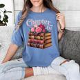 Chapter 67 Floral Book Stack Women's Comfort Colors T-Shirt Chalky Mint Chapter 67 Floral Book Stack Women's Comfort Colors T-Shirt Chalky Mint