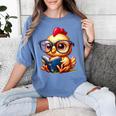 Chicken Reading a Book Farm Animal Chick Women's Comfort Colors T-Shirt Chalky Mint Chicken Reading a Book Farm Animal Chick Women's Comfort Colors T-Shirt Chalky Mint