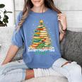 Christmas Books Make You Bright Librarian Teacher Book Lover Women's Comfort Colors T-Shirt Chalky Mint Christmas Books Make You Bright Librarian Teacher Book Lover Women's Comfort Colors T-Shirt Chalky Mint