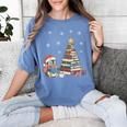 Christmas A Penguin Reading Book Snowflake Cocoa Hot Teacher Women's Comfort Colors T-Shirt Chalky Mint Christmas A Penguin Reading Book Snowflake Cocoa Hot Teacher Women's Comfort Colors T-Shirt Chalky Mint