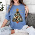 Christmas Tree Books Women's Comfort Colors T-Shirt Chalky Mint Christmas Tree Books Women's Comfort Colors T-Shirt Chalky Mint
