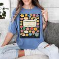 Composition Notebook Costume Teacher Matching Halloween Book Women's Comfort Colors T-Shirt Chalky Mint