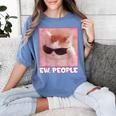 Cool Cat Meme Ew People Anti Social Introvert Cute Cat Women's Comfort Colors T-Shirt Chalky Mint Cool Cat Meme Ew People Anti Social Introvert Cute Cat Women's Comfort Colors T-Shirt Chalky Mint