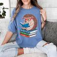 Cool Hedgehog Book Nerd Readers Women's Comfort Colors T-Shirt Chalky Mint Cool Hedgehog Book Nerd Readers Women's Comfort Colors T-Shirt Chalky Mint