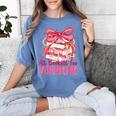 Coquette Bow All Booked For Valentine Book Lover Bookish Women's Comfort Colors T-Shirt Chalky Mint