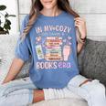 In My Cozy Iced Coffee And Books Era Women's Comfort Colors T-Shirt Chalky Mint