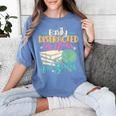 Crochet And Reading Crocheter Bookish Crocheting Book Lover Women's Comfort Colors T-Shirt Chalky Mint