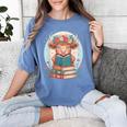 Cute Baby Highland Cow Reading Book Bookworm For Men Women Women's Comfort Colors T-Shirt Chalky Mint