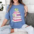 Cute Book Lover Frog Pretty Girls Read Books Kawaii Reading Women's Comfort Colors T-Shirt Chalky Mint Cute Book Lover Frog Pretty Girls Read Books Kawaii Reading Women's Comfort Colors T-Shirt Chalky Mint