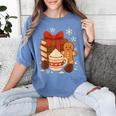 Cute Christmas Books Gingerbread Xmas Book Lover Teacher Women's Comfort Colors T-Shirt Chalky Mint Cute Christmas Books Gingerbread Xmas Book Lover Teacher Women's Comfort Colors T-Shirt Chalky Mint