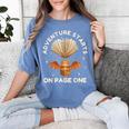 Cute Dragon Book Hot Air Balloon Adventure Fantasy Reading Women's Comfort Colors T-Shirt Chalky Mint